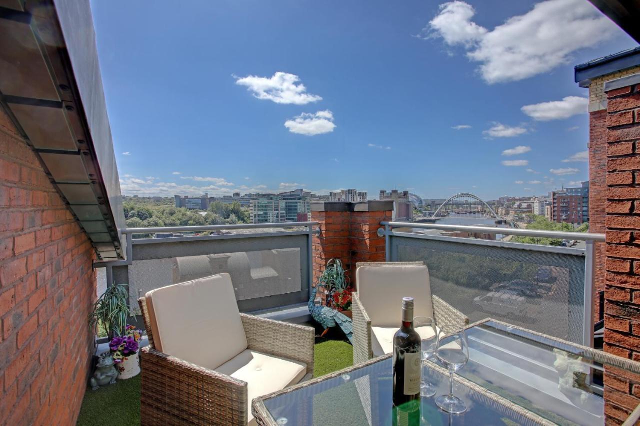Beautiful Duplex Penthouse - Roof Garden, Views, Parking Leilighet Newcastle upon Tyne Eksteriør bilde